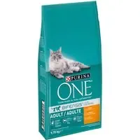 Sista chansen PURINA ONE Adult Kyckling & fullkorn – Ekonomipack 2 x 9,75 kg
