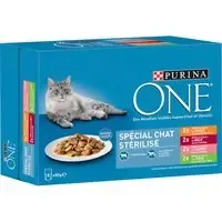 Sista chansen PURINA ONE Sterilised – 8 x 85 g