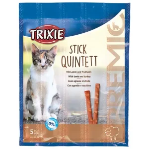 Sista chansen Trixie Premio Stick Quintett med Lamm & Kalkon 5x5g
