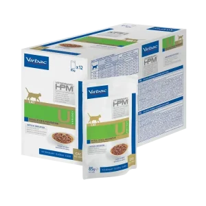 Sista chansen Virbac Urology Struvite Dissolution & Prevention våtfoder för katt 12 x 85 g