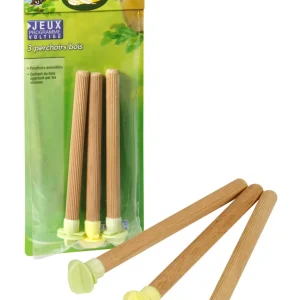 Sittpinne trä 3-pack Tyrol