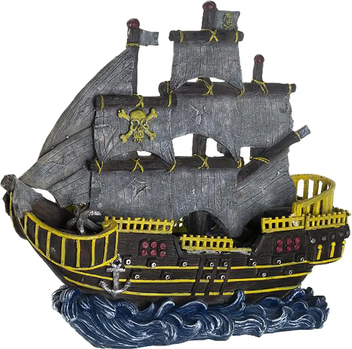 Sjörövarskepp 44.5x14x39cm