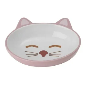 Sleepy Kitty 5.5″ Oval Pink