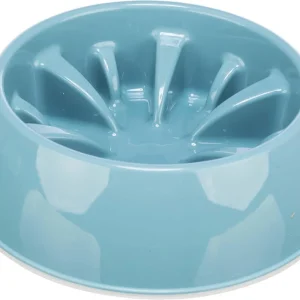 Slow Feed Plast/TBR 0,8L ø 20cm Blå