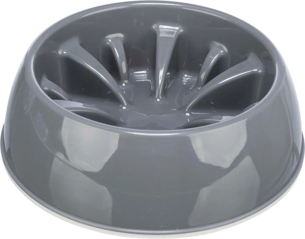 Slow Feed Plast/TBR 0,8L ø 20cm Grå - Image 2