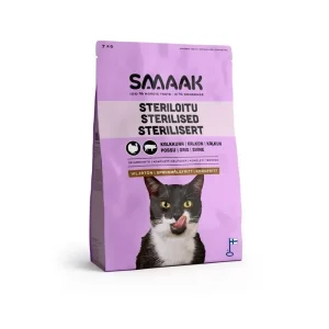 SMAAK Cat Adult GrainFree Sterilised Turkey & Pork Trygg betalning