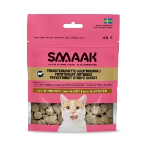 SMAAK Cat Frystorkat Kattgodis Nöt 45 g Utförsäljning