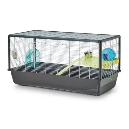 Smådjursbur Hamster Plaza Grå XL 100cm