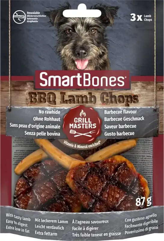 SmartBones BBQ Lamb Chops 3 pack Snabb leverans