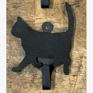 Smideskrok vandrande katt, svart