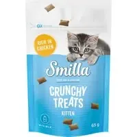 Smilla Crunchy Treats Kitten – Ekonomipack Kyckling (2 x 65 g) Trygg betalning