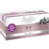 Smilla Fine Menu 8 x 100 g Fjäderfä & kycklinglever Lågt pris