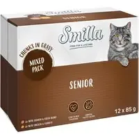 Smilla Pouch Senior Chunks in Sauce med grönsaker – Mixpack (12 x 85 g) Köp nu