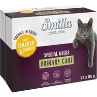 Smilla Pouch Urinary Care Chunks in Sauce med grönsaker – Kyckling och morot (12 x 85 g) Kundfavorit