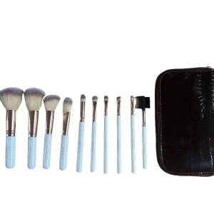 Sminkborstar set 10st Nikolai* classic white