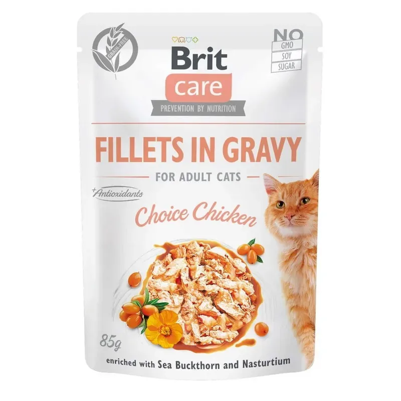 Snabb frakt Brit Care Cat Adult Kyckling i Sås 85 g
