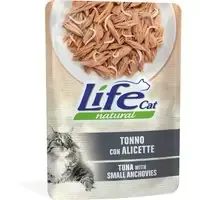 Snabb frakt Life Cat Natural Adult 6 x 70 g – Tonfisk med ansjovis