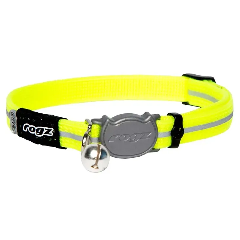 Snabb frakt Rogz Alleycat Halsband Gul S