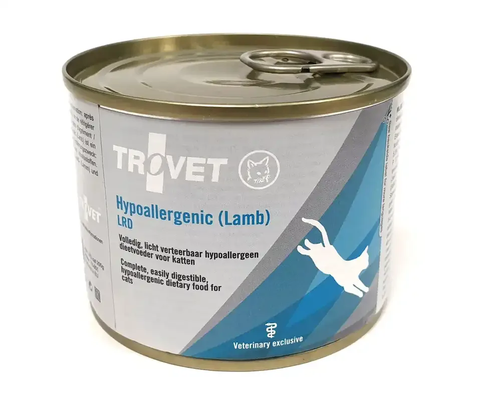 Snabb frakt Trovet LRD Hypoallergen för katter 200 g PROVFÖRPACKNING