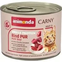 Snabb leverans animonda Carny Single Protein Adult 6 x 200 g – Rent nötkött