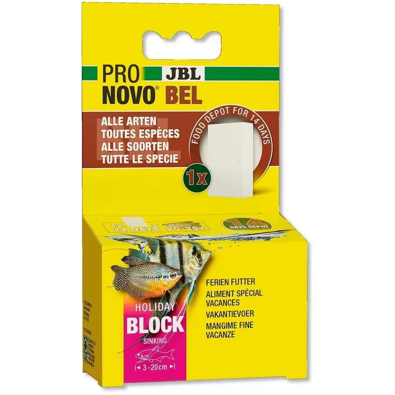Snabb leverans JBL Pronovo Bel Holiday Näringsblock Fiskfoder 43 g