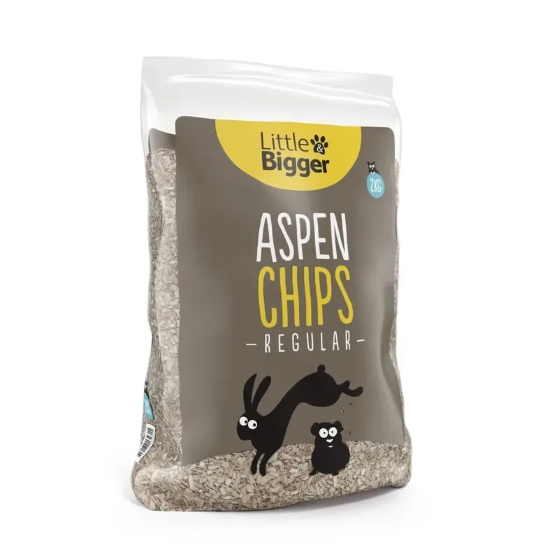 Snabb leverans Little&Bigger Aspspån Original 2 kg