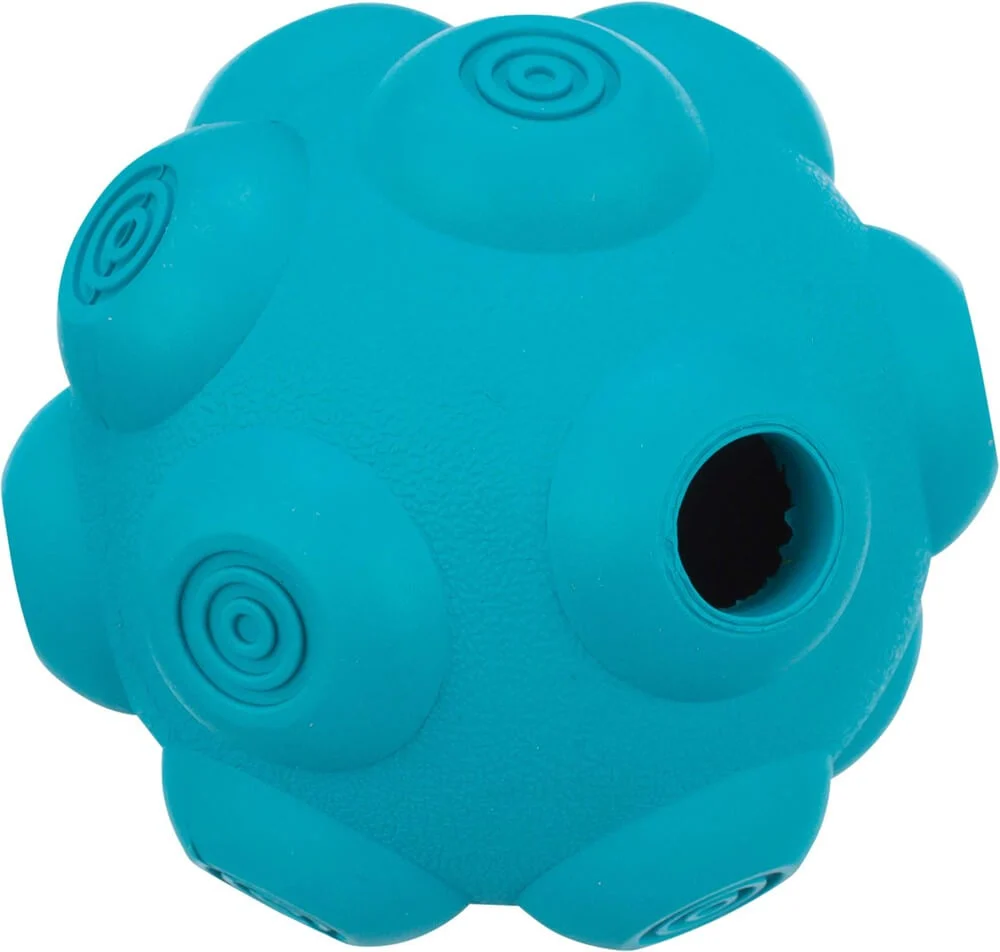 Snackboll Naturgummi Nivå 2 ø9cm Petrol
