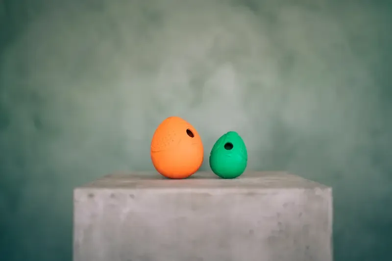 Snacksägg i naturgummi