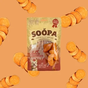 Soopa – Tugg av torkad sötpotatis (100g)