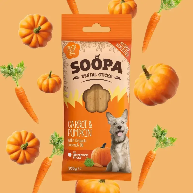 Soopa – Tuggpinnar | Morot & Pumpa (4-pack)