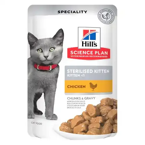 Sterilised Kitten Våtfoder med Kyckling – 12 x 85 g Utförsäljning