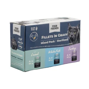 Sterilized Gravy Mix V氓tfoder f枚r katt 12p