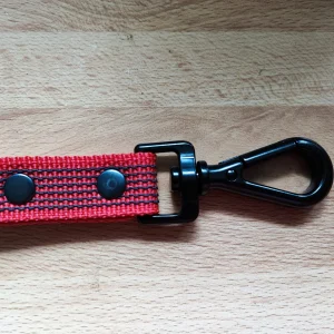 Supergrip koppel 3m brun, bredd 2 cm, svart hake