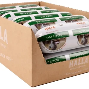 Svenskt ångkokt Hundfoder, Jakt & Sport – 12 x 650 g Lågt pris
