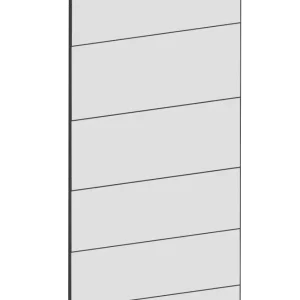 Täcksida för bänkskåp 39,8 x 80 cm – Raw Oak White