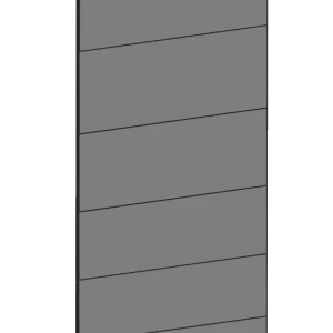 Täcksida för bänkskåp 39,8 x 88 cm – Raw Oak Dark
