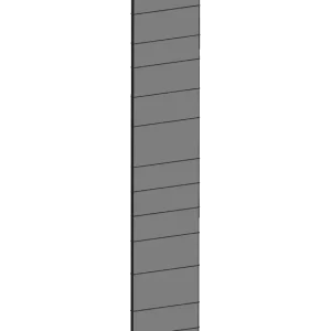 Täcksida för högskåp 39,8 x 240 cm – Raw Oak Dark