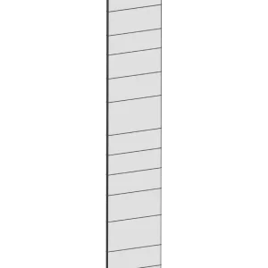 Täcksida för högskåp 39,8 x 240 cm – Raw Oak white