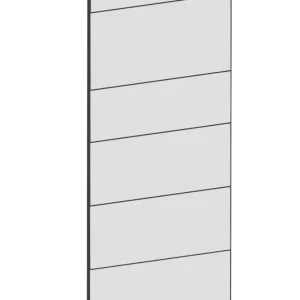 Täcksida för högskåp 62,2 x 148 cm – Raw Oak white