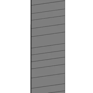Täcksida för högskåp 62,2 x 208 cm – Raw Oak Dark