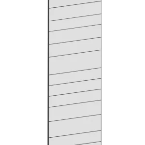 Täcksida för högskåp 62,2 x 208 cm – Raw Oak white