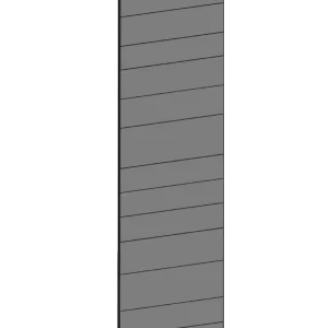 Täcksida för högskåp 62,2 x 240 cm – Raw Oak Dark