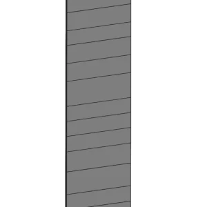 Täcksida för högskåp 62,2 x 248 cm – Raw Oak Dark