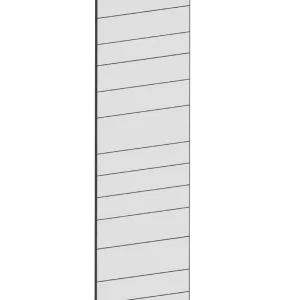 Täcksida för högskåp 62,2 x 248 cm – Raw Oak white