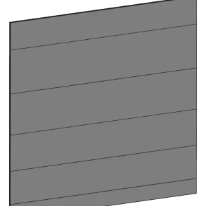 Täcksida för köksö 102 x 88 cm – Raw Oak Dark
