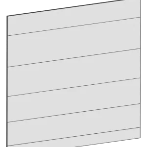 Täcksida för köksö 102 x 88 cm – Raw Oak White
