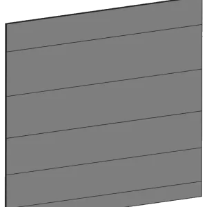 Täcksida för köksö 124,4 x 88 cm – Raw Oak Dark
