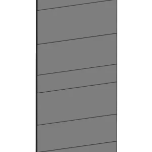 Täcksida för väggskåp 39,8 x 120 cm – Raw Oak Dark