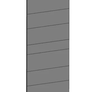 Täcksida för väggskåp 39,8 x 140 cm – Raw Oak Dark
