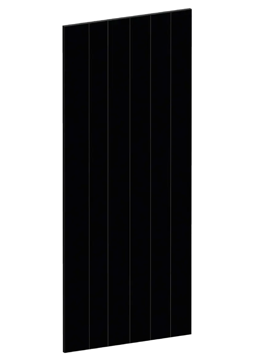 Täcksida i målad ek, för högskåp – 62,2 x 148 cm